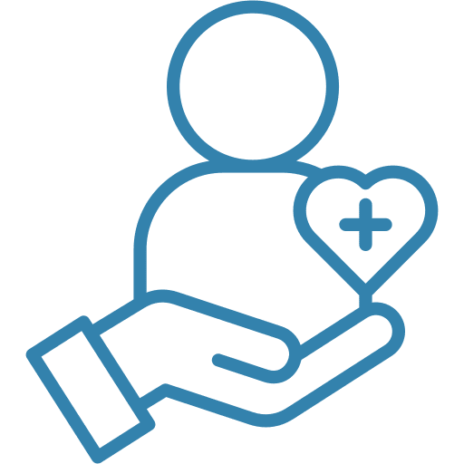 Icon of a user with a heart symbol representing favorite or liked user.